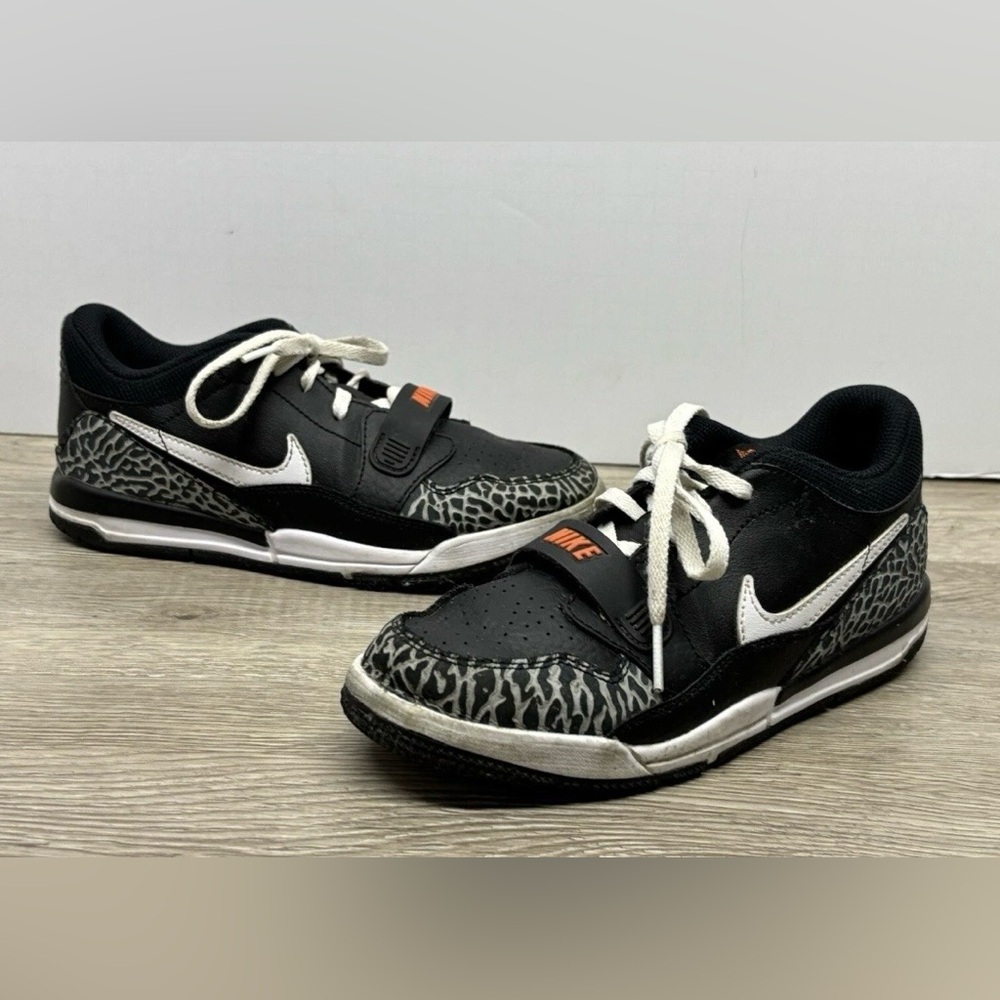 Nike Air Jordan Legacy 312 Low Black Gray Orange CD9054-018 Shoes-4.5Y - W6
